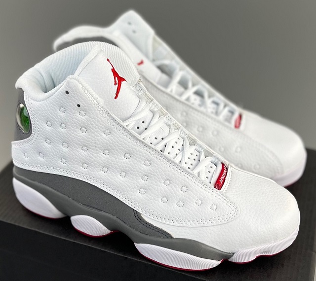 Air Jordan 13 Retro Wolf Grey - Click Image to Close